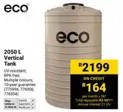 Builders Warehouse Eco 2050L Vertical Tank offer