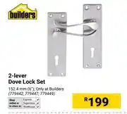 Builders Warehouse Builders 2 Lever Dove Lock Set offer