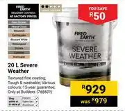 Builders Warehouse Fired Earth 20L Severe Weather offer