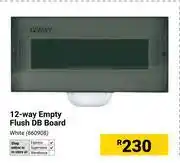 Builders Warehouse 12 Way Empty Flush DB Board White offer