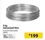 Builders Warehouse Galvanised Wire 3.15mm-5Kg offer