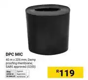 Builders Warehouse DPC Mic 40m x 225mm offer