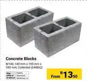 Builders Warehouse Concrete Blocks M140 offer