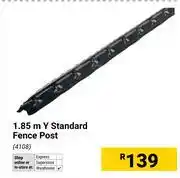 Builders Warehouse 1.85m Y Standard Fence Post 4108 offer