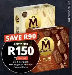 Checkers Ola Magnum Mini Ice Cream Sticks offer