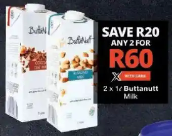 Checkers Buttanutt Milk offer