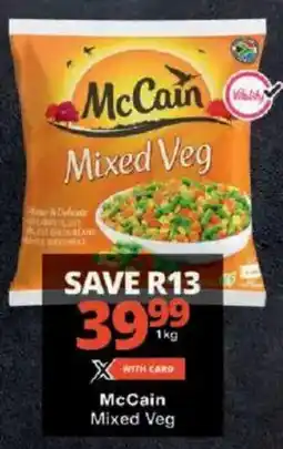 Checkers McCain Mixed Veg offer