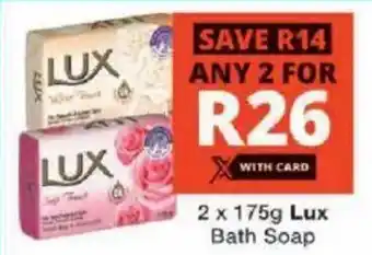 Checkers Lux Bath Soap offer