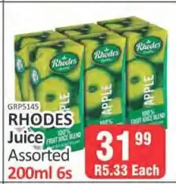 KitKat Cash and Carry RHODES Juice Assorted 200ml 6s offer