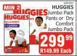 KitKat Cash and Carry HUGGIES Jumbo Pack Pants or Dry Comfort Jumbo Pack offer