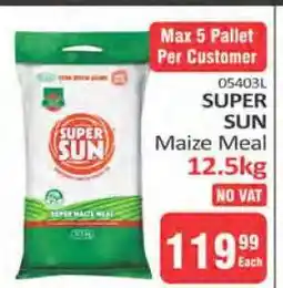 KitKat Cash and Carry SUPER SUN Maize Meal offer