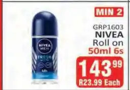 KitKat Cash and Carry NIVEA Roll on 50ml 6s offer