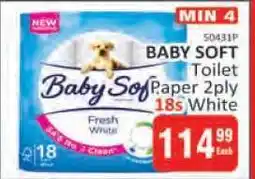 KitKat Cash and Carry BABY SOFT Toilet Paper 2ply 18s White offer