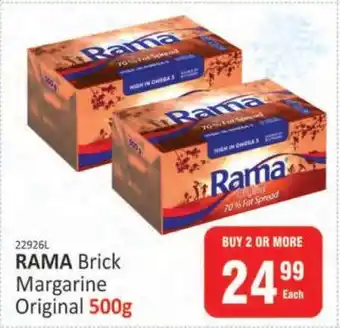 KitKat Cash and Carry RAMA Brick Margarine Original 500g offer
