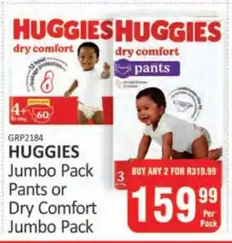 KitKat Cash and Carry HUGGIES Jumbo Pack Pants or Dry Comfort Jumbo Pack offer