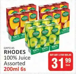 KitKat Cash and Carry RHODES 100% Juice Assorted 200ml 6s offer