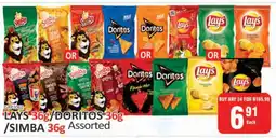 KitKat Cash and Carry Lays 36g / Doritos 36g / Simba 36g Assorted offer
