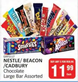 KitKat Cash and Carry NESTLE/BEACON/CADBURY Chocolate Large Bar Assorted offer