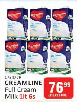 KitKat Cash and Carry CREAMLINE Full Cream Milk 1lt 6s offer