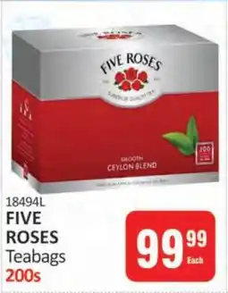 KitKat Cash and Carry FIVE ROSES Teabags 200s offer