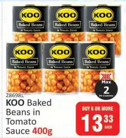 KitKat Cash and Carry Koo Baked Beans in Tomato Sauce 400g offer