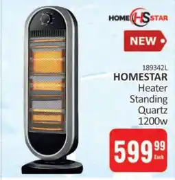 KitKat Cash and Carry HOMESTAR Heater Standing Quartz 1200w offer