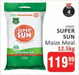 KitKat Cash and Carry SUPER SUN Maize Meal 12.5kg offer