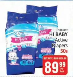 HI BABY Active Diapers 50s