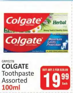 KitKat Cash and Carry COLGATE Toothpaste Assorted 100ml offer