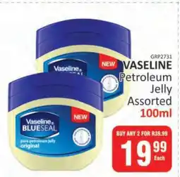 KitKat Cash and Carry VASELINE Petroleum Jelly Assorted 100ml offer
