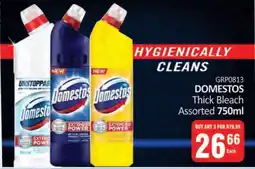 KitKat Cash and Carry Domestos Thick Bleach Assorted 750ml offer