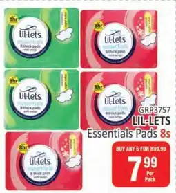 KitKat Cash and Carry LIL-LETS Essentials Pads 8s offer