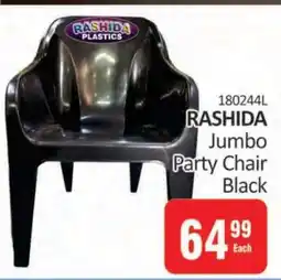 KitKat Cash and Carry RASHIDA Jumbo Party Chair Black offer