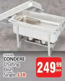 KitKat Cash and Carry CONDERE Chafing Dish Single 11lt offer