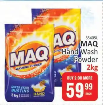 KitKat Cash and Carry MAQ Hand Wash Powder 2kg offer