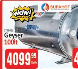 KitKat Cash and Carry Geyser 100lt offer