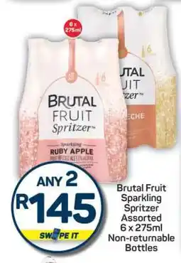 Pick n Pay Brutal Fruit Sparkling Spritzer Assorted 6 x 275ml offer