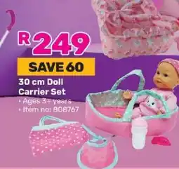 Game 30 cm Doll Carrier Set offer