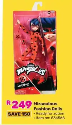 Game Miraculous Fashion Dolls offer