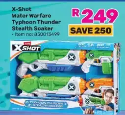 Game X-Shot Water Warfare Typhoon Thunder Stealth Soaker offer