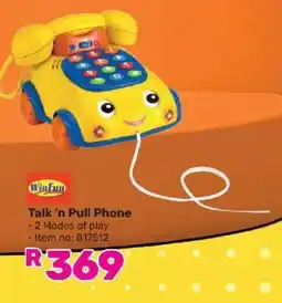 Game Talk ‘n Pull Phone offer