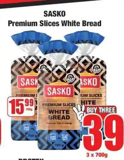 Boxer Sasko Premium Slices White Bread offer
