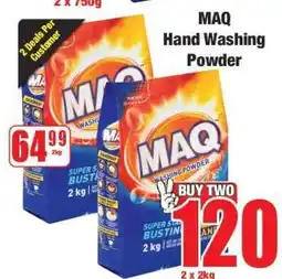 Boxer MAQ Hand Washing Powder offer