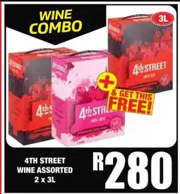 Boxer 4TH STREET WINE ASSORTED 2 x 3L offer