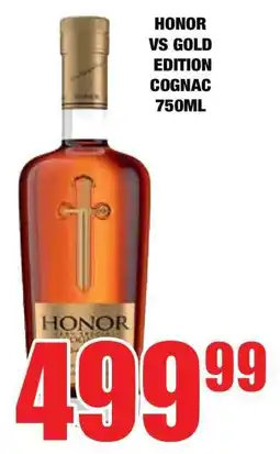 Boxer HONOR VS GOLD EDITION COGNAC 750ML offer
