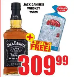 Boxer JACK DANIEL'S WHISKEY 750ML offer