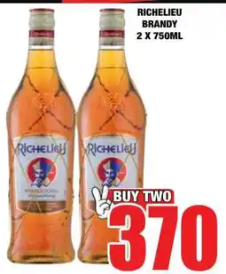 Boxer RICHELIEU BRANDY 2 X 750ML offer