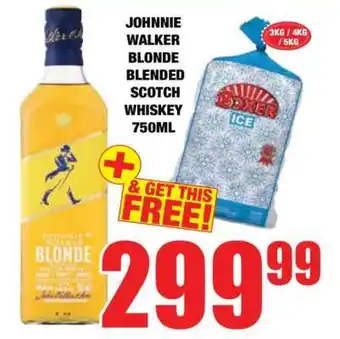 Boxer JOHNNIE WALKER BLONDE BLENDED SCOTCH WHISKEY 750ML offer
