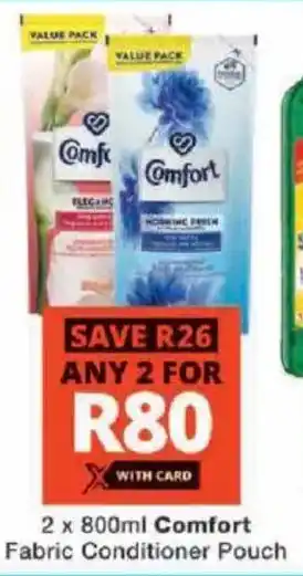 Checkers Comfort Fabric Conditioner Pouch offer