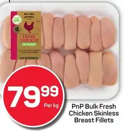 Pick n Pay PnP Bulk Fresh Chicken Skinless Breast Fillets offer